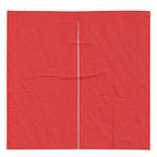 Parete per tenda da festa 2 pcs Rosso 200 x 195 cm PE e Acciaio
