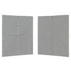 Parete per tenda da festa 2 pcs Grigio Chiaro 200 x 195 cm