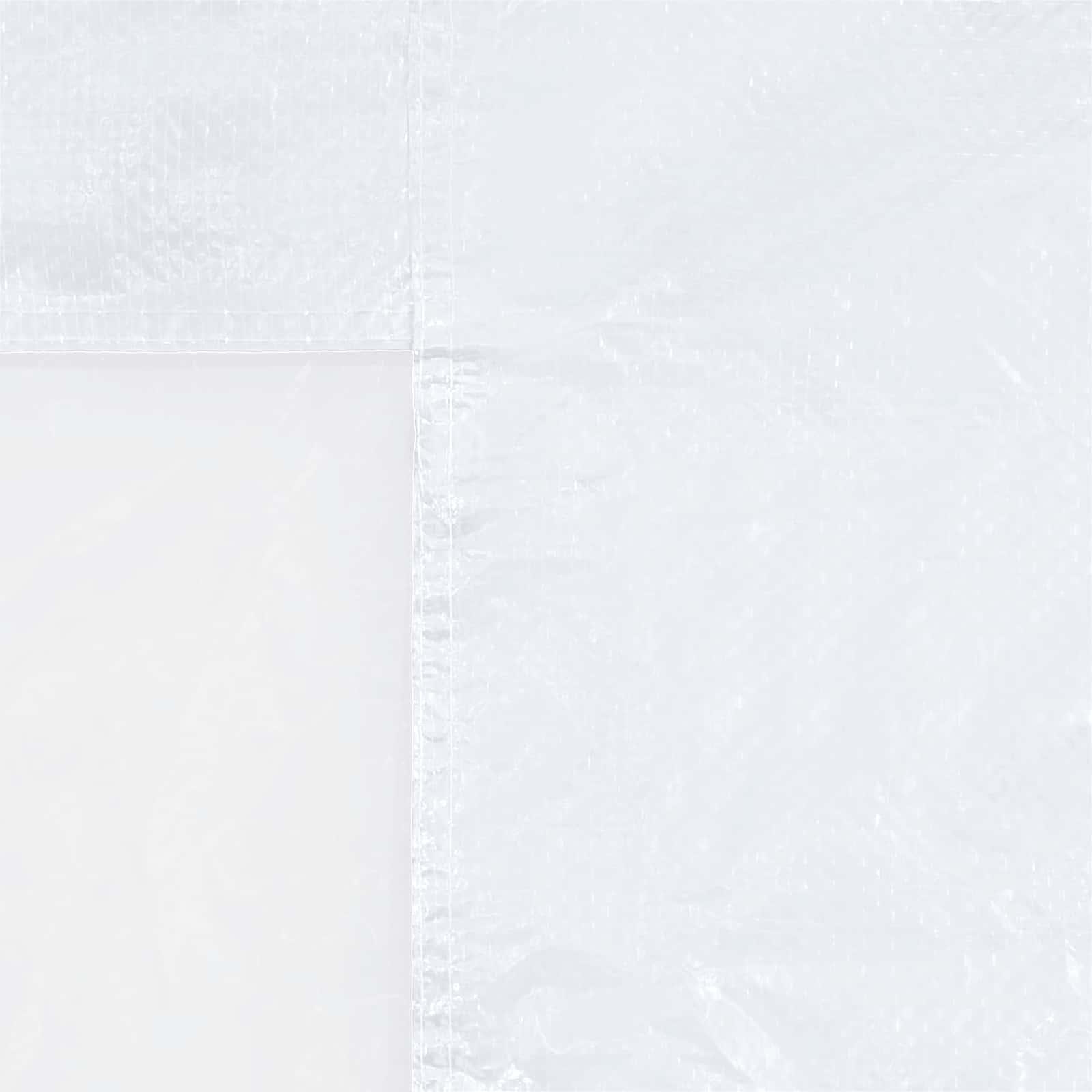 Parete per tenda da festa 2 pcs 400 x 195 cm Bianco