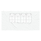 Parete per tenda da festa 2 pcs 400 x 195 cm Bianco