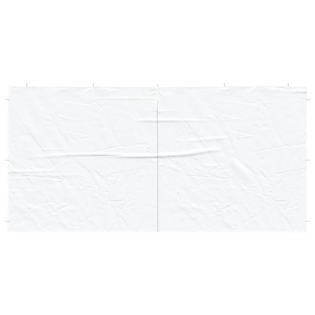 Parete per tenda da festa 2 pcs Bianco 400 x 195 cm