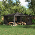 Parete per tenda da festa 2 pcs 400 x 195 cm Antracite