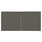 Parete per tenda da festa 2 pcs Antracite 400 x 195 cm
