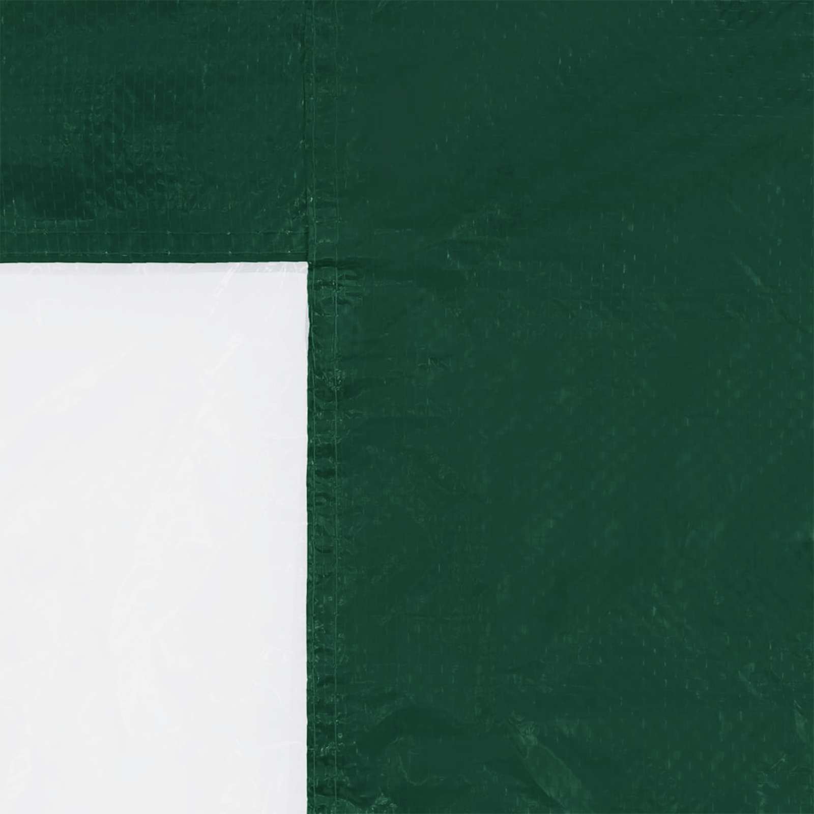 Parete per tenda da festa 2 pcs 400 x 195 cm Verde PE e Acciaio