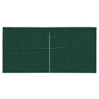 Parete per tenda da festa 2 pcs Verde 400 x 195 cm PE e Acciaio