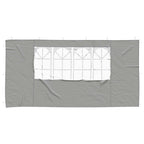 Parete per tenda da festa 2 pcs 400 x 195 cm Grigio Chiaro