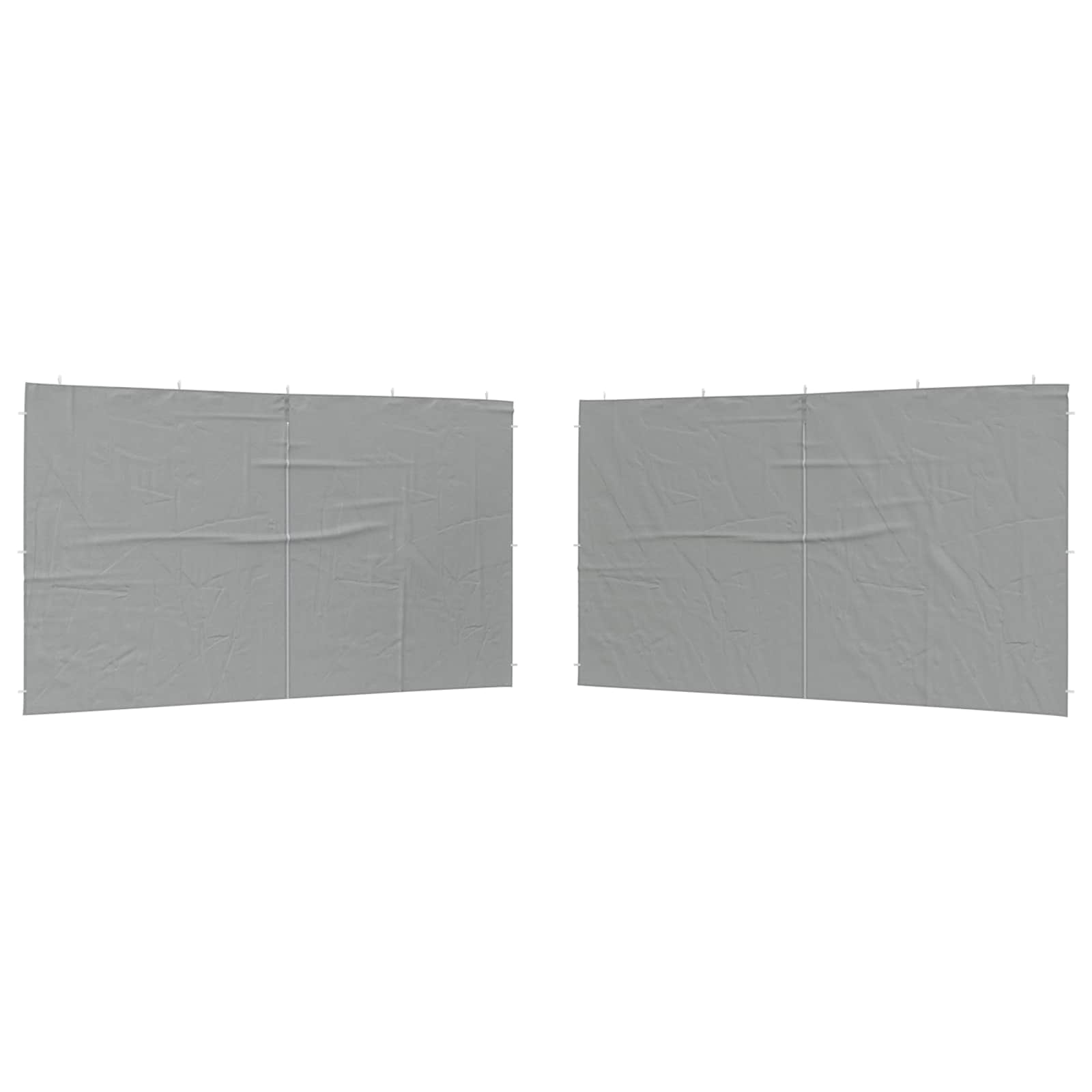 Parete per tenda da festa 2 pcs Grigio chiaro 400 x 195 cm