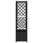 Letto Rialzato con Griglia e Tetto Nero 163 x 40 x 141 cm PP
