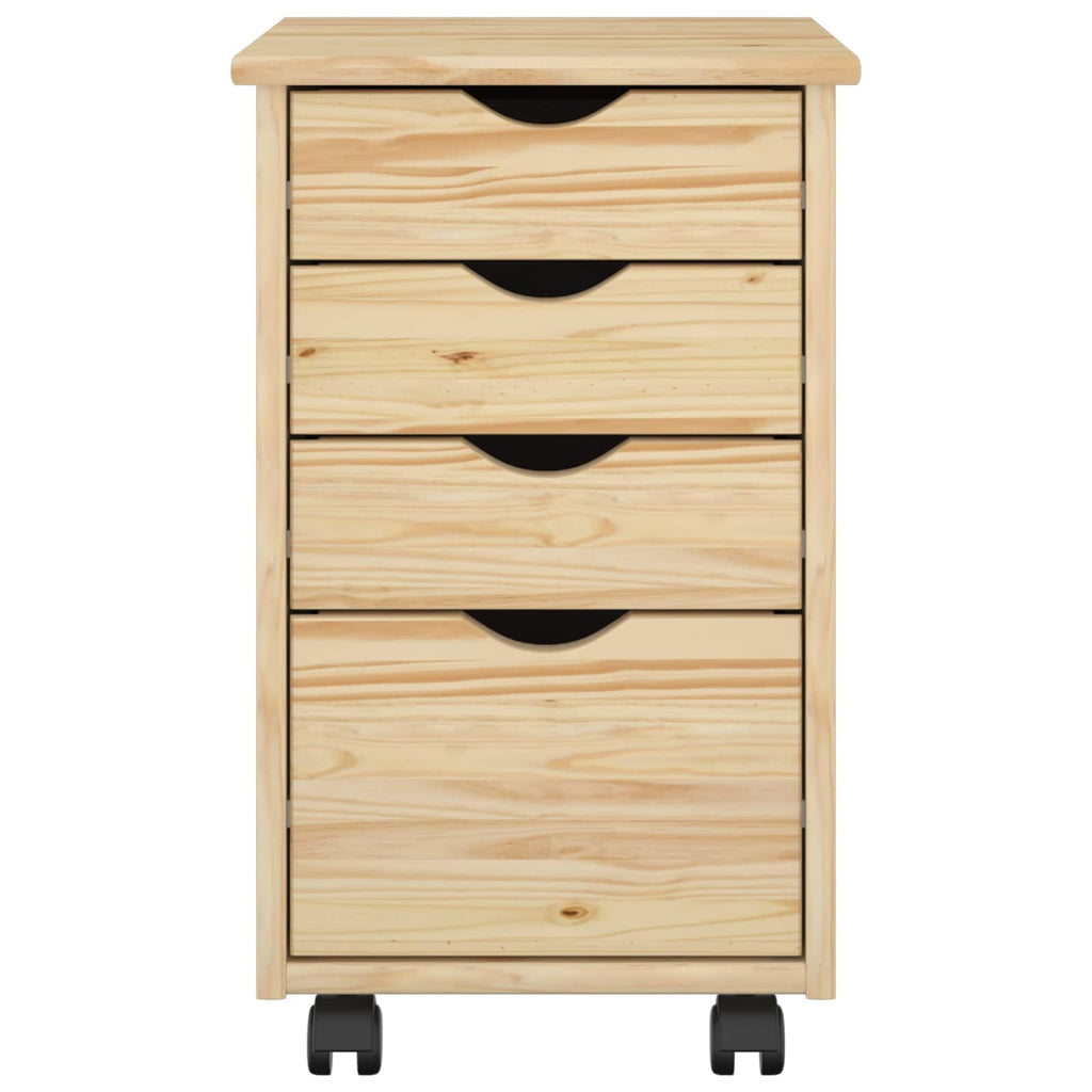 Mobile con Ruote con ruota Marrone 34 x 39 x 56 cm