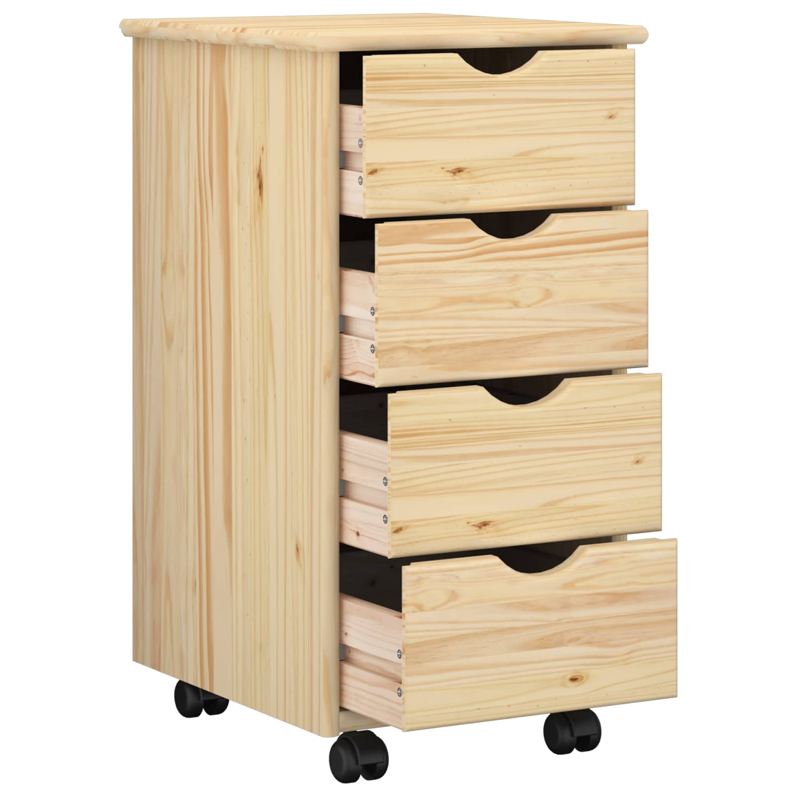 Mobile con Ruote con ruota Marrone 65,5 x 34 x 39 cm