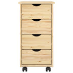 Mobile con Ruote con ruota Marrone 65,5 x 34 x 39 cm