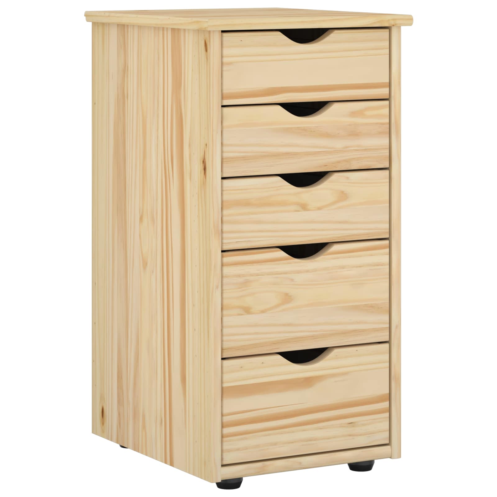 Armadietto Marrone 34 x 39 x 61,5 cm Legno di Pino Massello