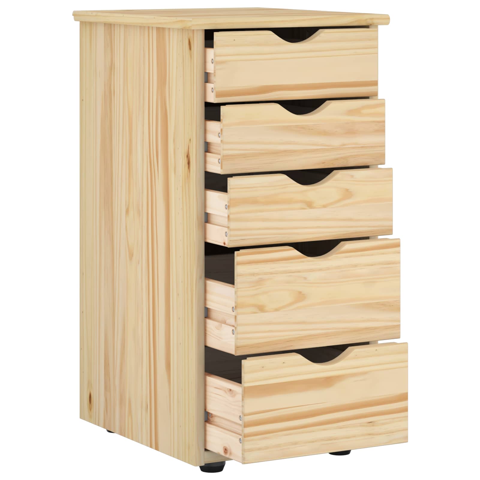 Armadietto Marrone 34 x 39 x 61,5 cm Legno di Pino Massello