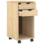 Mobile con Ruote Marrone 34 x 39 x 65,5 cm