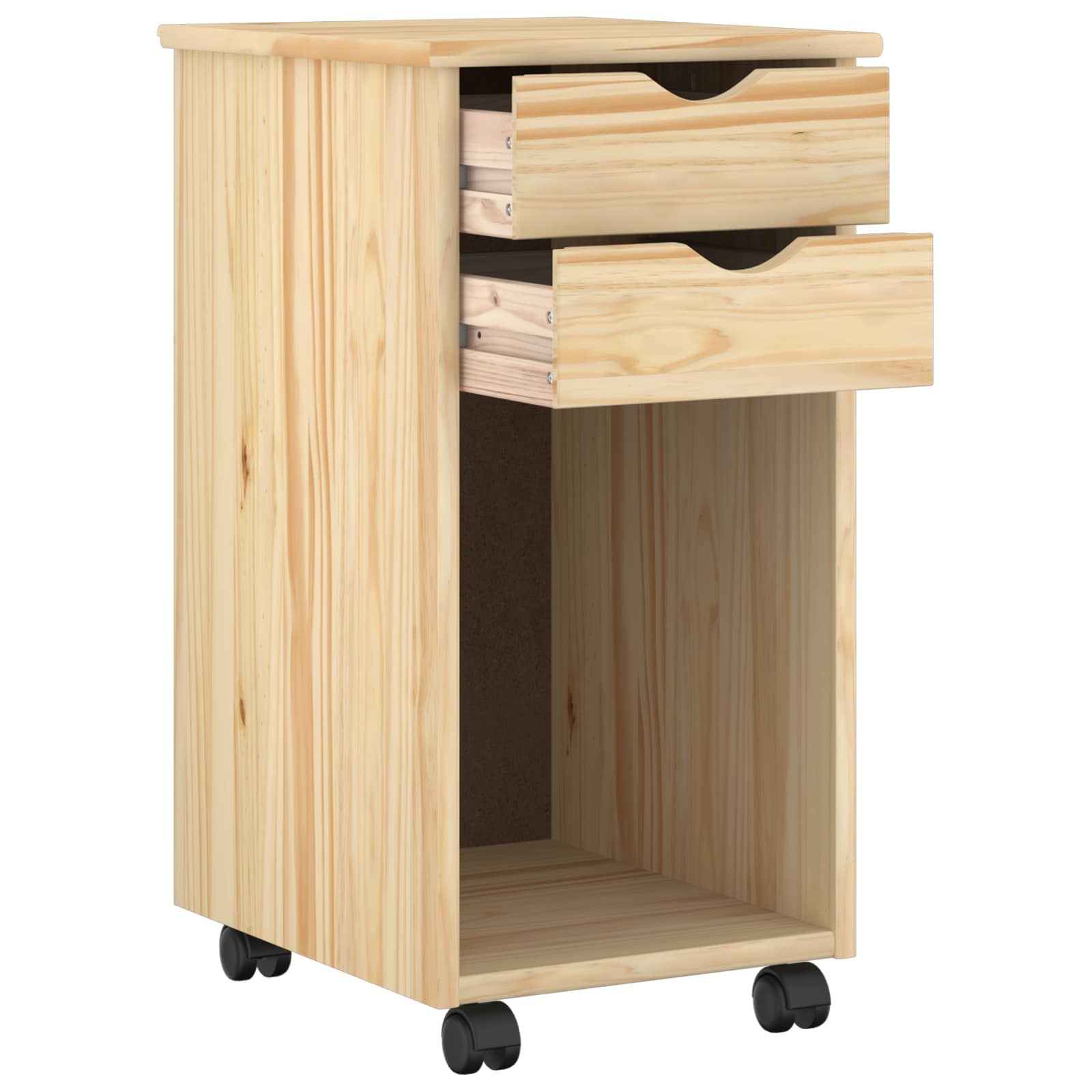 Mobile con Ruote Marrone 34 x 39 x 65,5 cm