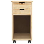 Mobile con Ruote Marrone 34 x 39 x 65,5 cm