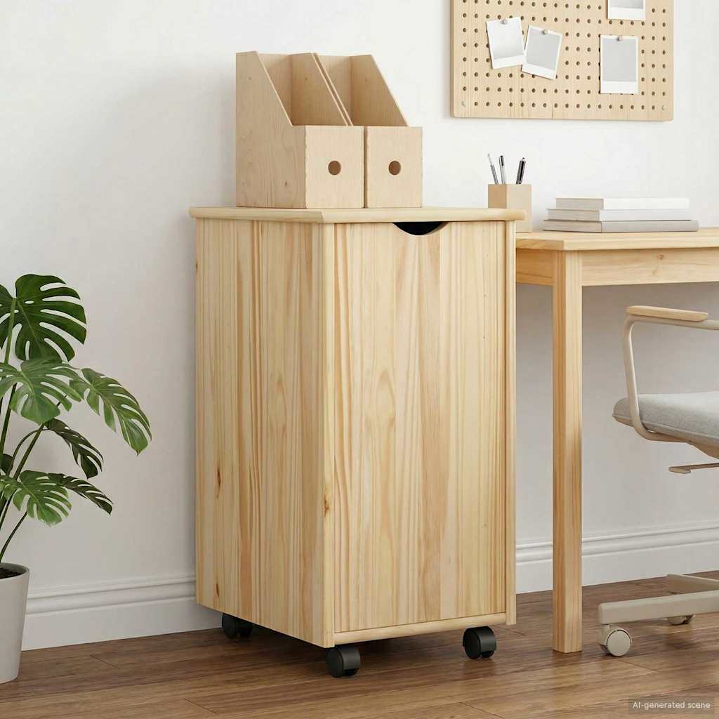 Mobile con Ruote con ruota Marrone 34 x 39 x 65,5 cm