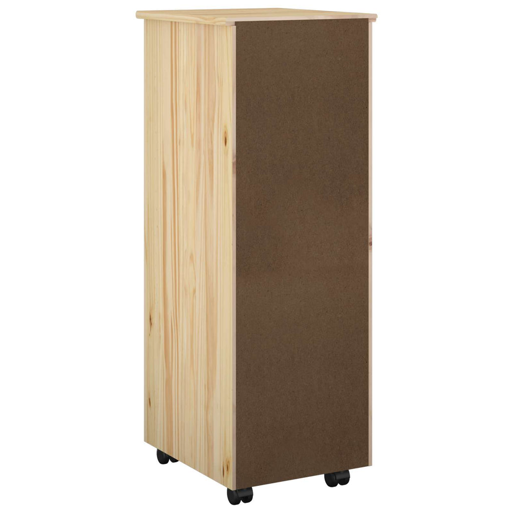 Mobile con Ruote con ruota Marrone 34 x 39 x 93,5 cm