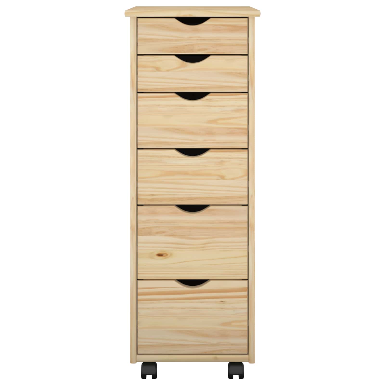 Mobile con Ruote con ruota Marrone 34 x 39 x 93,5 cm