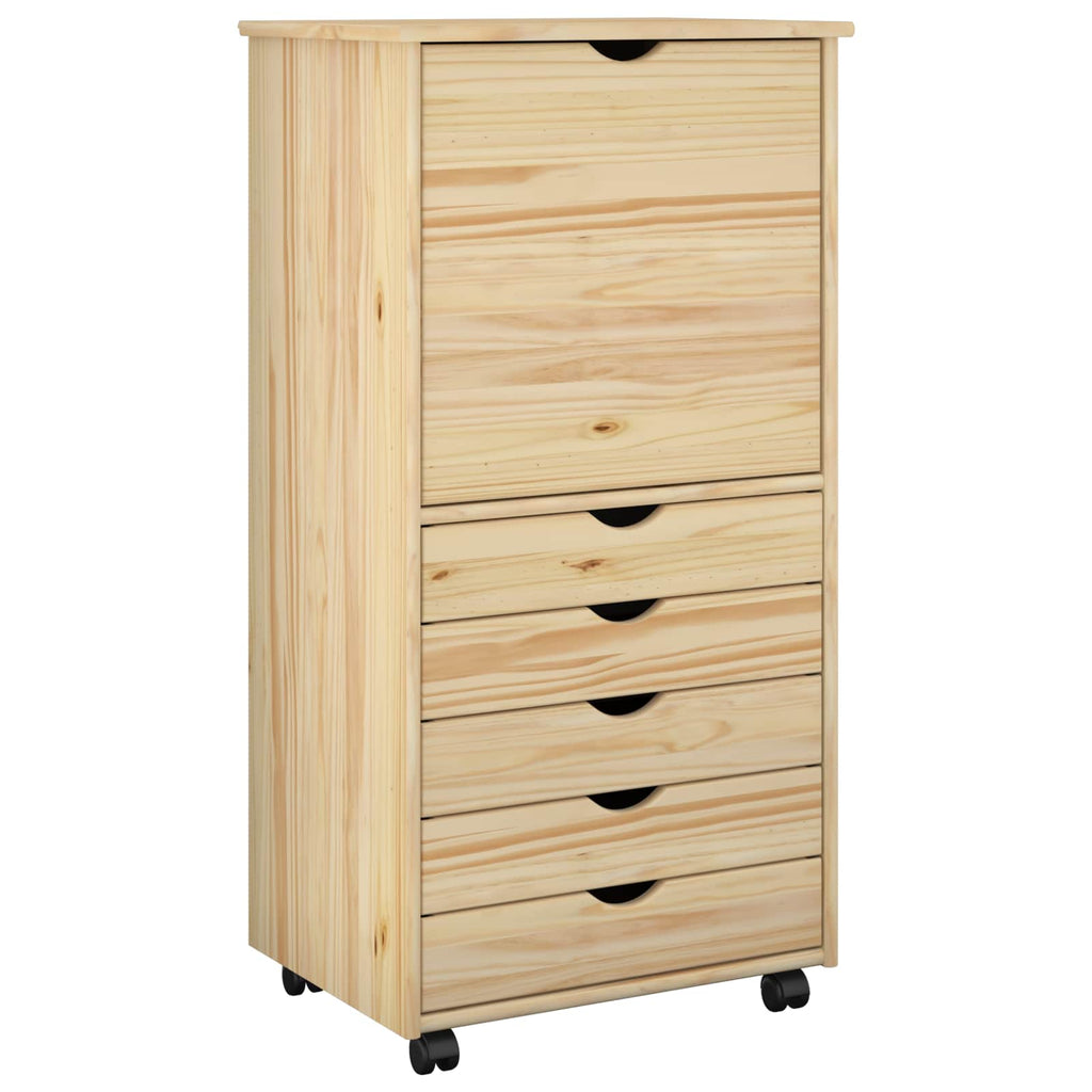 Mobile con Ruote con ruota Marrone 53 x 39 x 103 cm