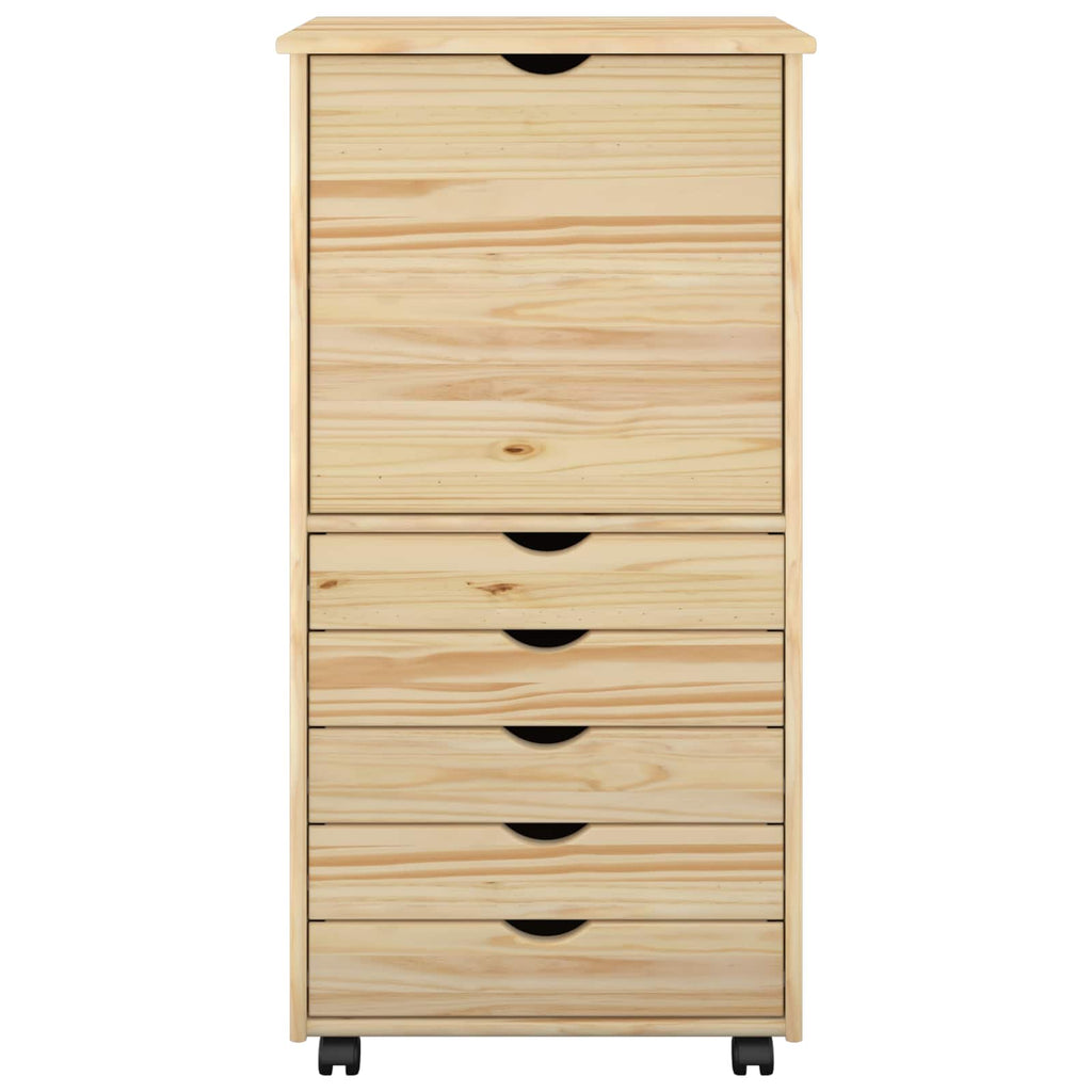 Mobile con Ruote con ruota Marrone 53 x 39 x 103 cm