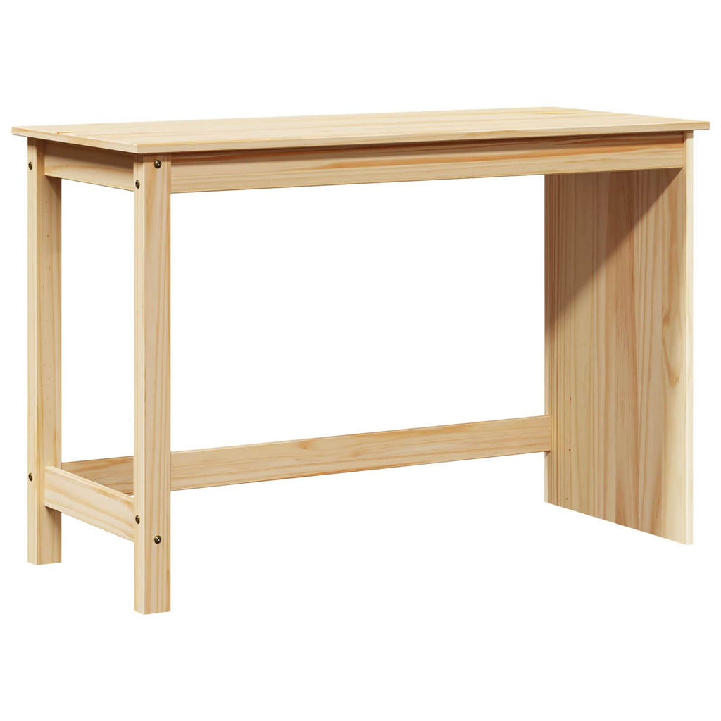 Scrivania Marrone 112 x 50 x 75 cm Legno di Pino Massello
