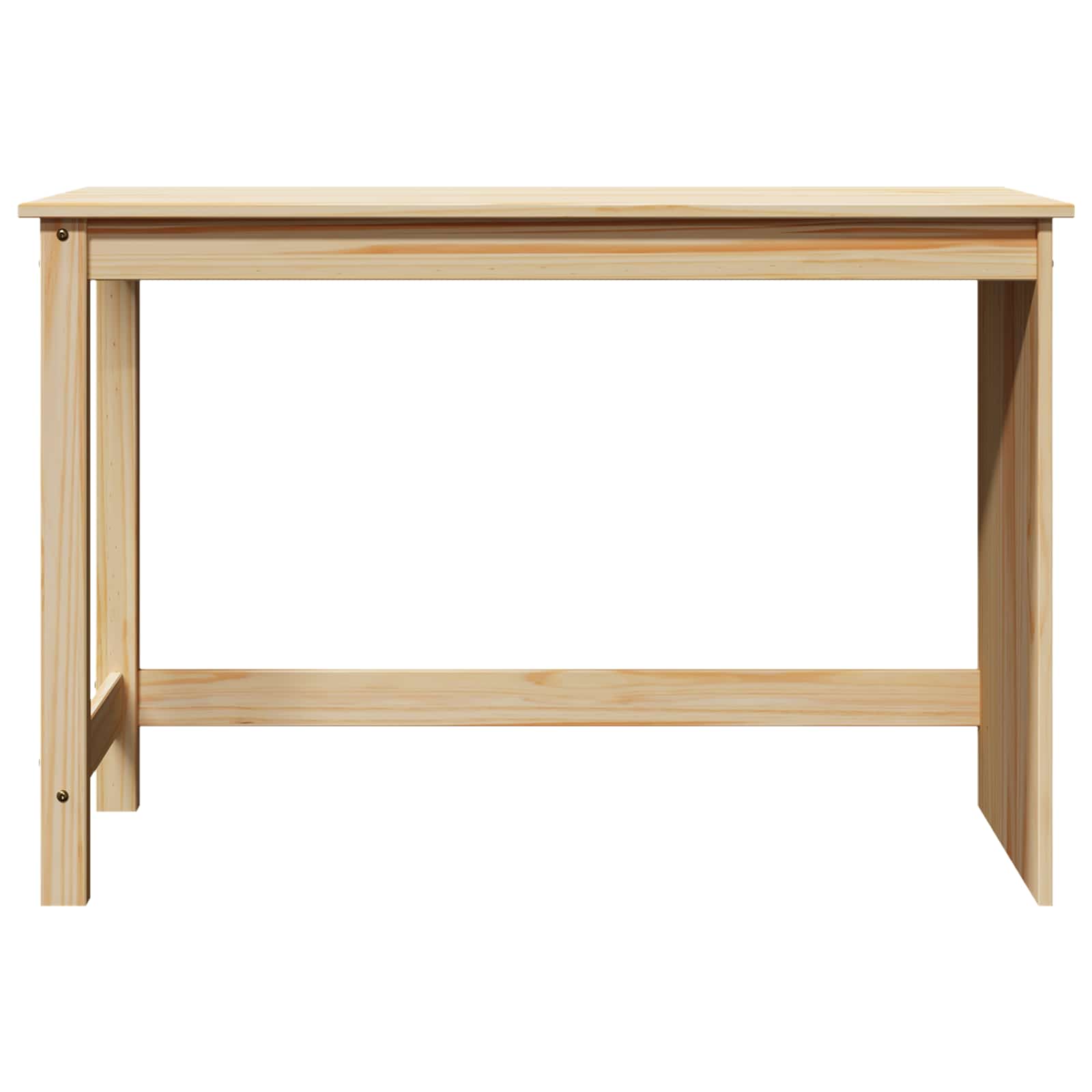Scrivania Marrone 112 x 50 x 75 cm Legno di Pino Massello