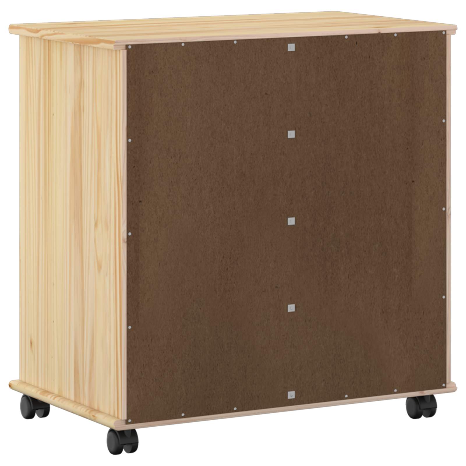 Mobile con Ruote con ruota Marrone 63,5 x 39 x 65,5 cm