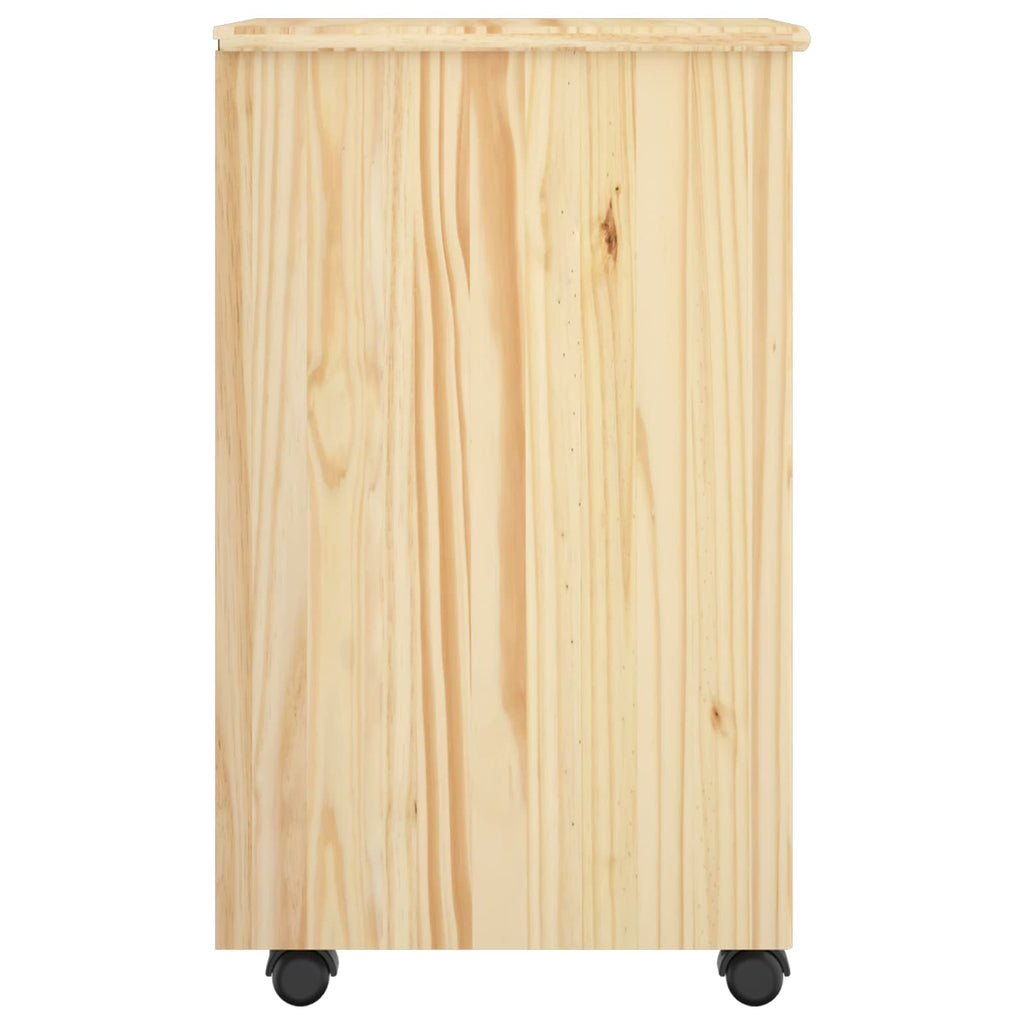 Mobile con Ruote con ruota Marrone 63,5 x 39 x 65,5 cm