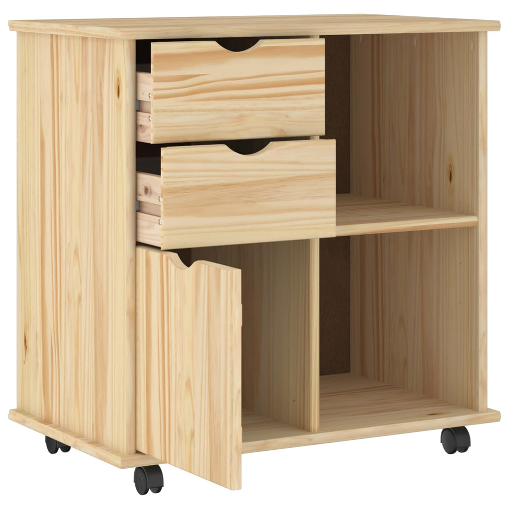 Mobile con Ruote con ruota Marrone 63,5 x 39 x 65,5 cm