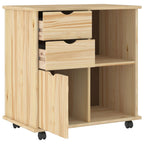 Mobile con Ruote con ruota Marrone 63,5 x 39 x 65,5 cm