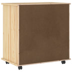 Mobile con Ruote con ruota Marrone 63,5 x 39 x 65,5 cm