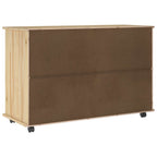 Mobile con Ruote con ruota Marrone 100 x 39 x 65,5 cm