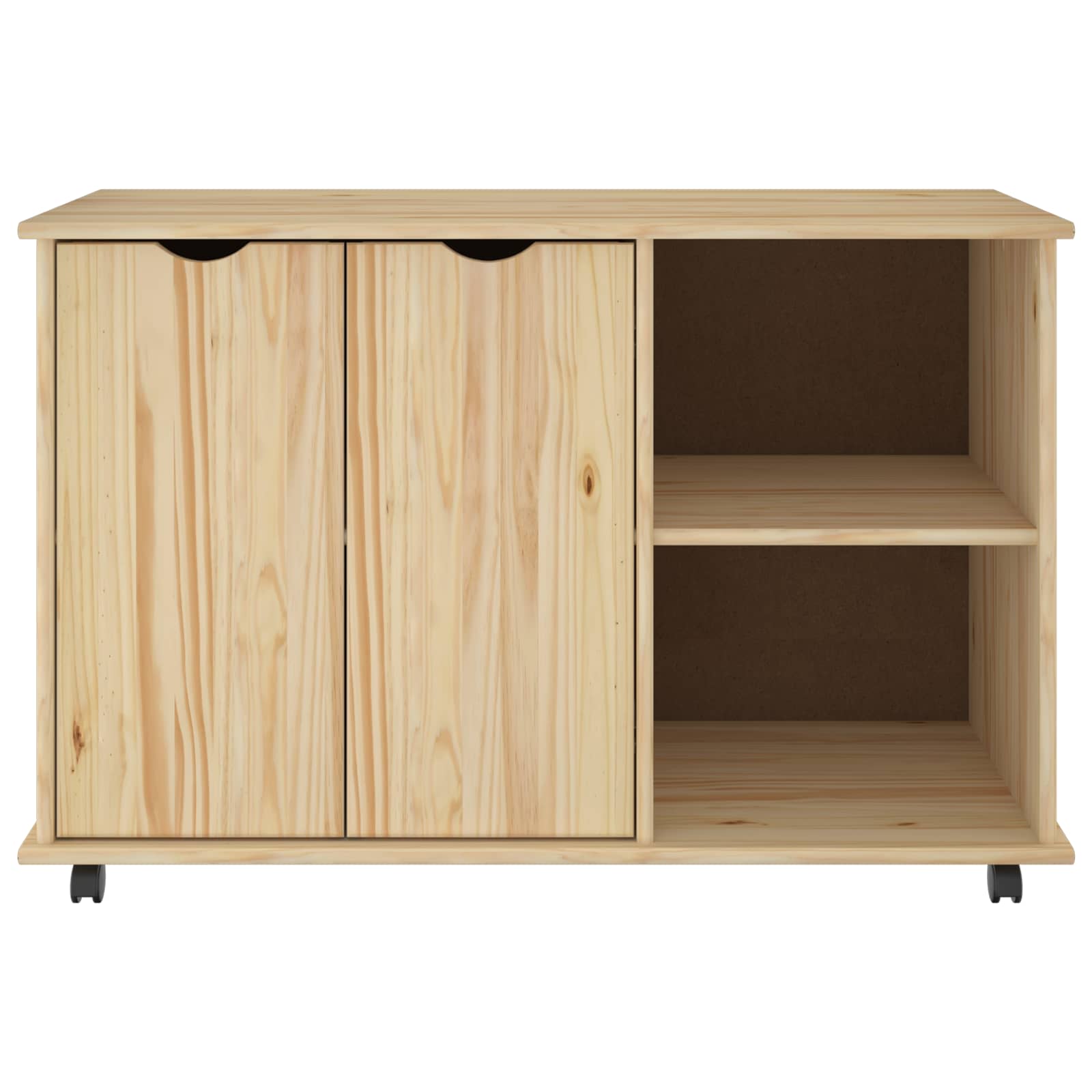 Mobile con Ruote con ruota Marrone 100 x 39 x 65,5 cm