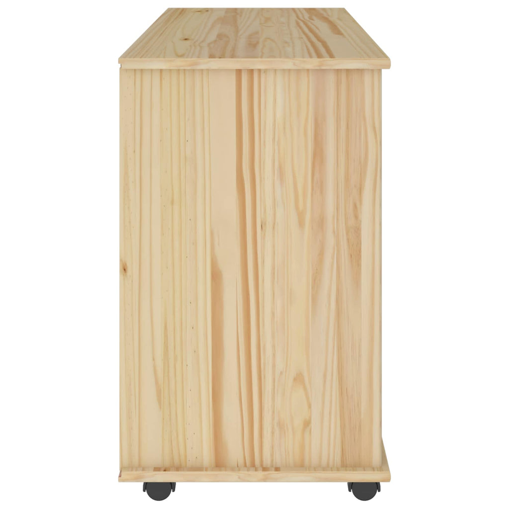 Mobile con Ruote con ruota Marrone 100 x 39 x 65,5 cm