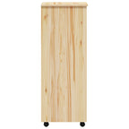 Armadietto Rotolante con Cassetti MOSS Vernice trasparente