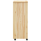 Armadietto Rotolante con Cassetti MOSS Vernice trasparente