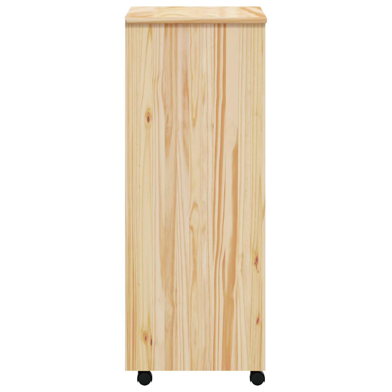 Armadietto Rotolante con Cassetti MOSS Vernice trasparente