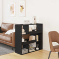Scaffale per Libri Rovere Nero 100 x 33 x 94,5 cm