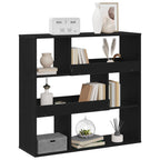 Scaffale per Libri Rovere Nero 100 x 33 x 94,5 cm
