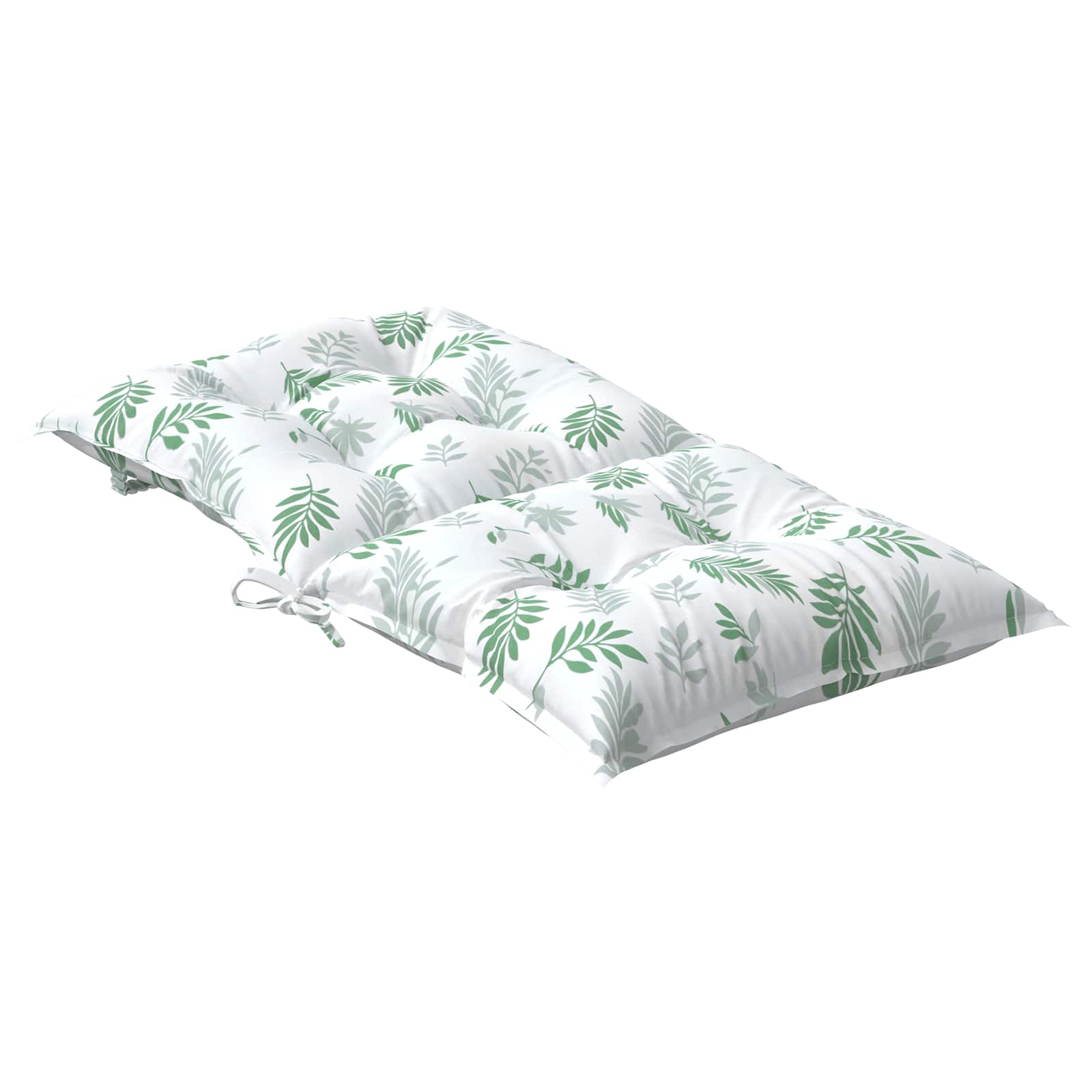 Cuscino da Esterno 6 pcs Bianco 100 x 50 x 7 cm Tessuto