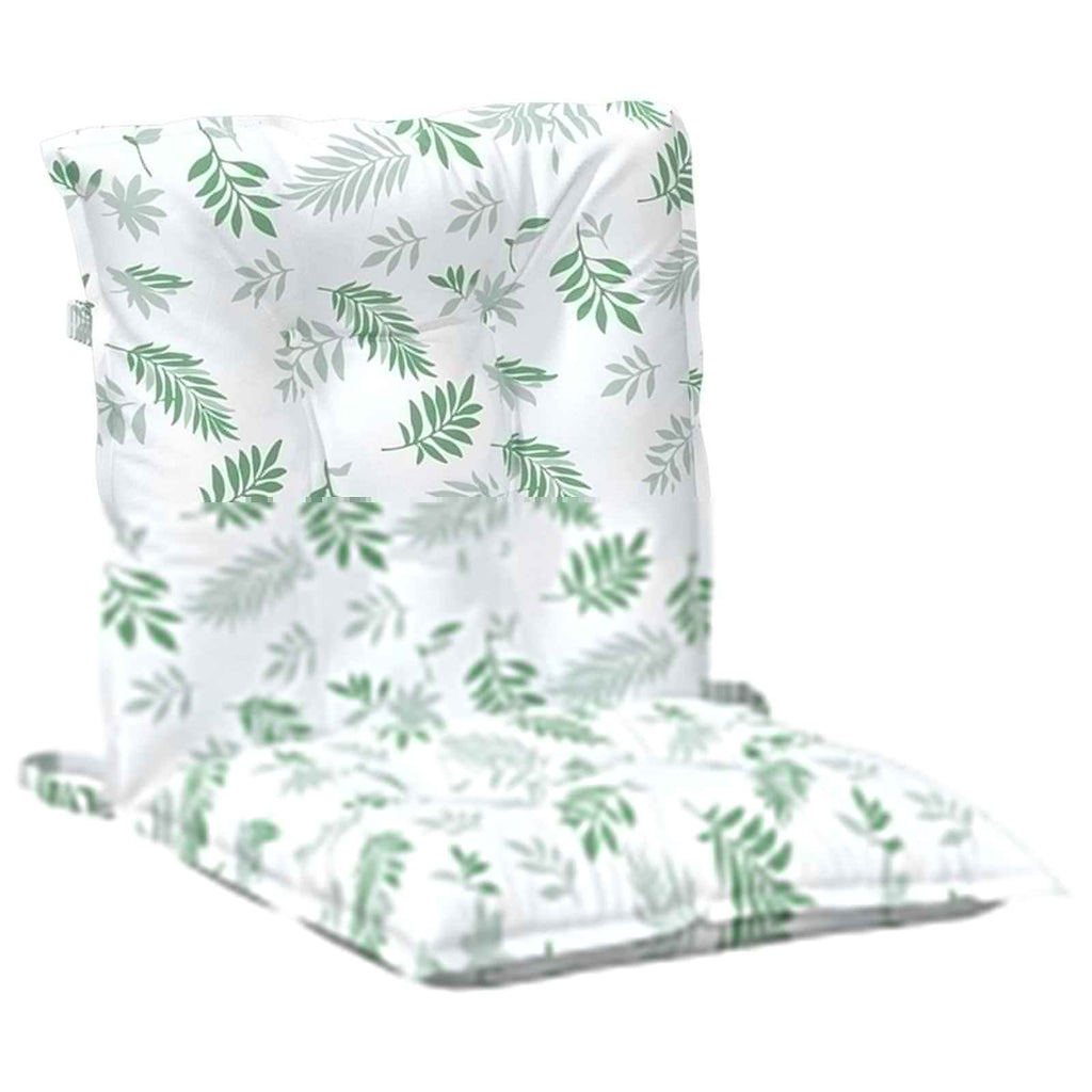 Cuscino da Esterno 6 pcs Bianco 100 x 50 x 7 cm Tessuto