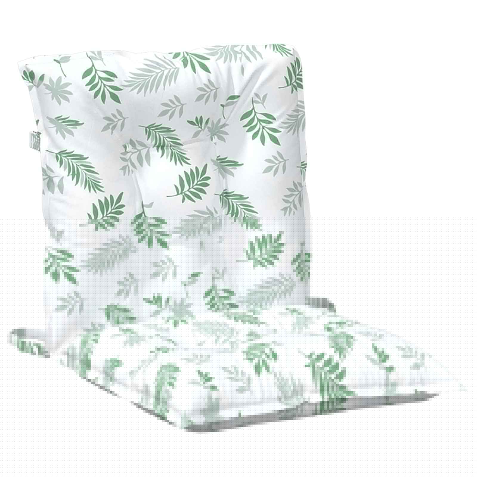Cuscino da Esterno 6 pcs Bianco 100 x 50 x 7 cm Tessuto