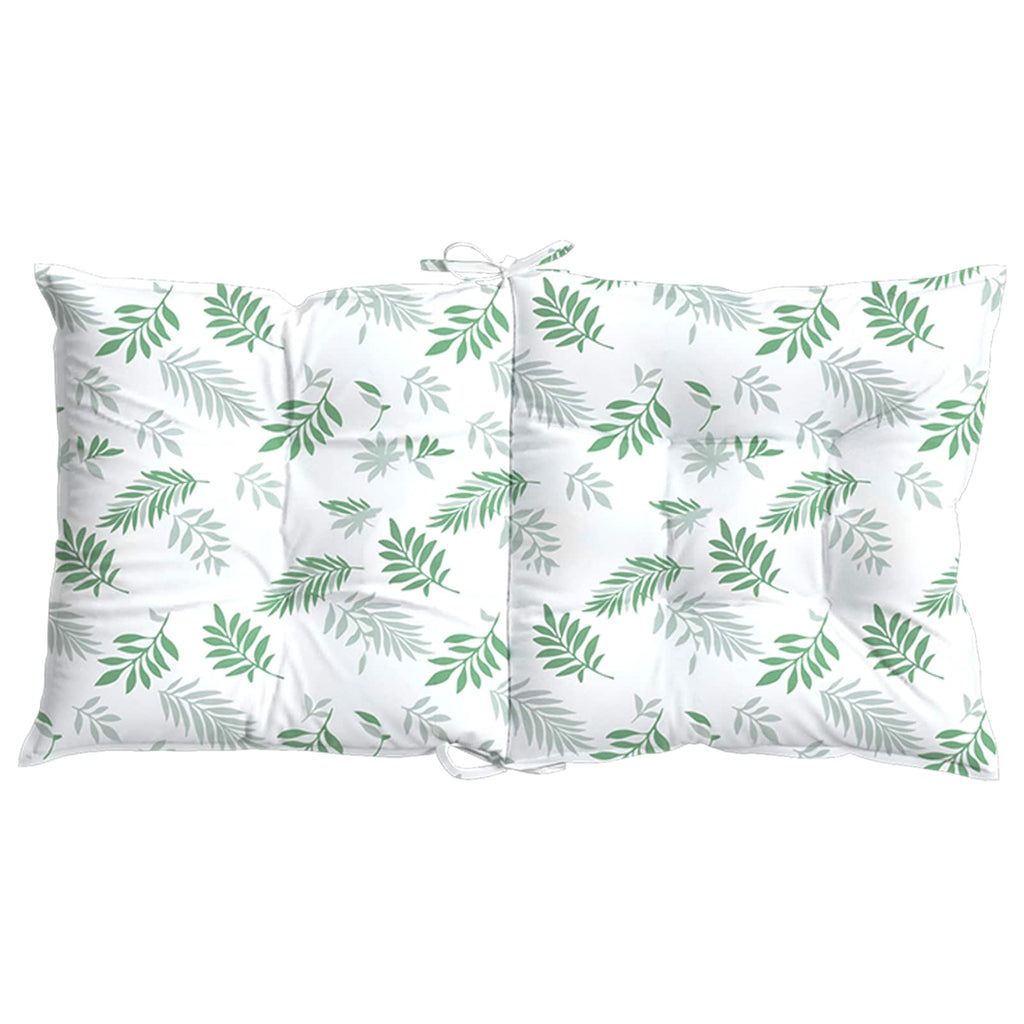 Cuscino da Esterno 6 pcs Bianco 100 x 50 x 7 cm Tessuto