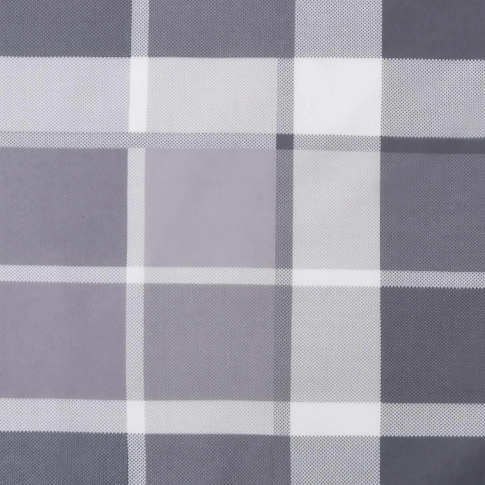 Cuscino da Esterno 4 pcs Grigio a quadri 40 x 40 cm Tessuto