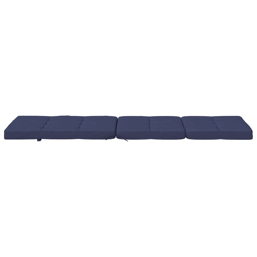 Cuscino da Esterno 2 pcs Blu navy 180 x 55 x 7 cm Tessuto