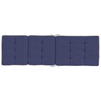 Cuscino da Esterno 2 pcs Blu navy 180 x 55 x 7 cm Tessuto