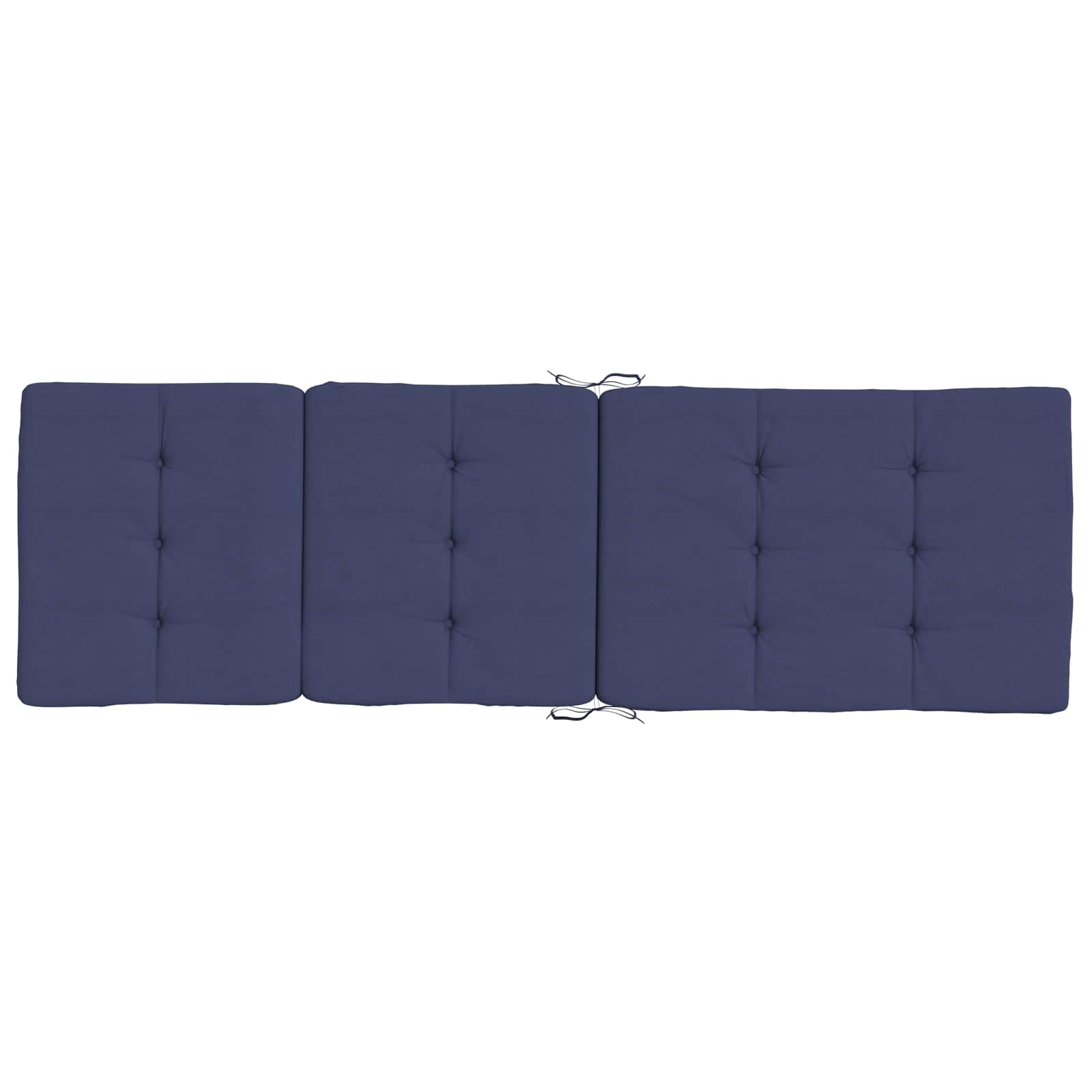Cuscino da Esterno 2 pcs Blu navy 180 x 55 x 7 cm Tessuto