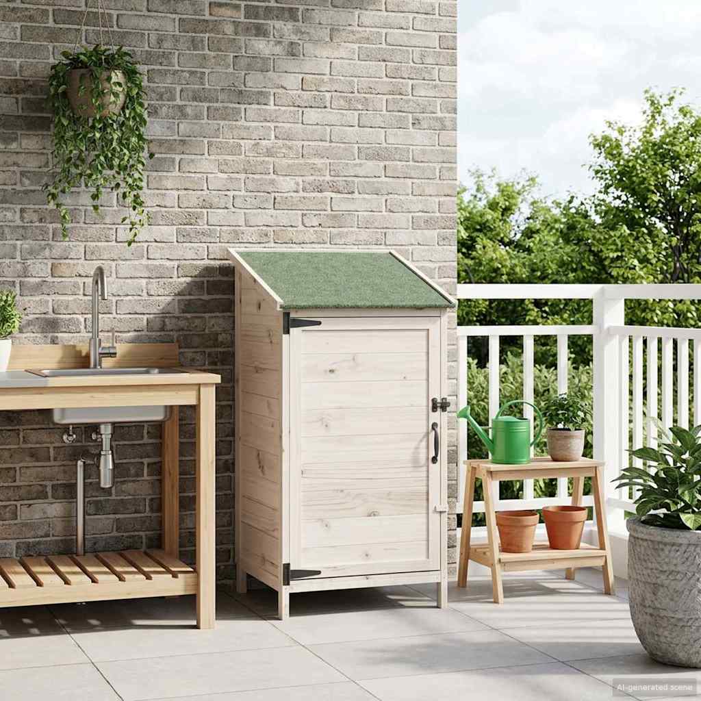 Capanno da Giardino Bianco 59 x 56 x 113,5 cm