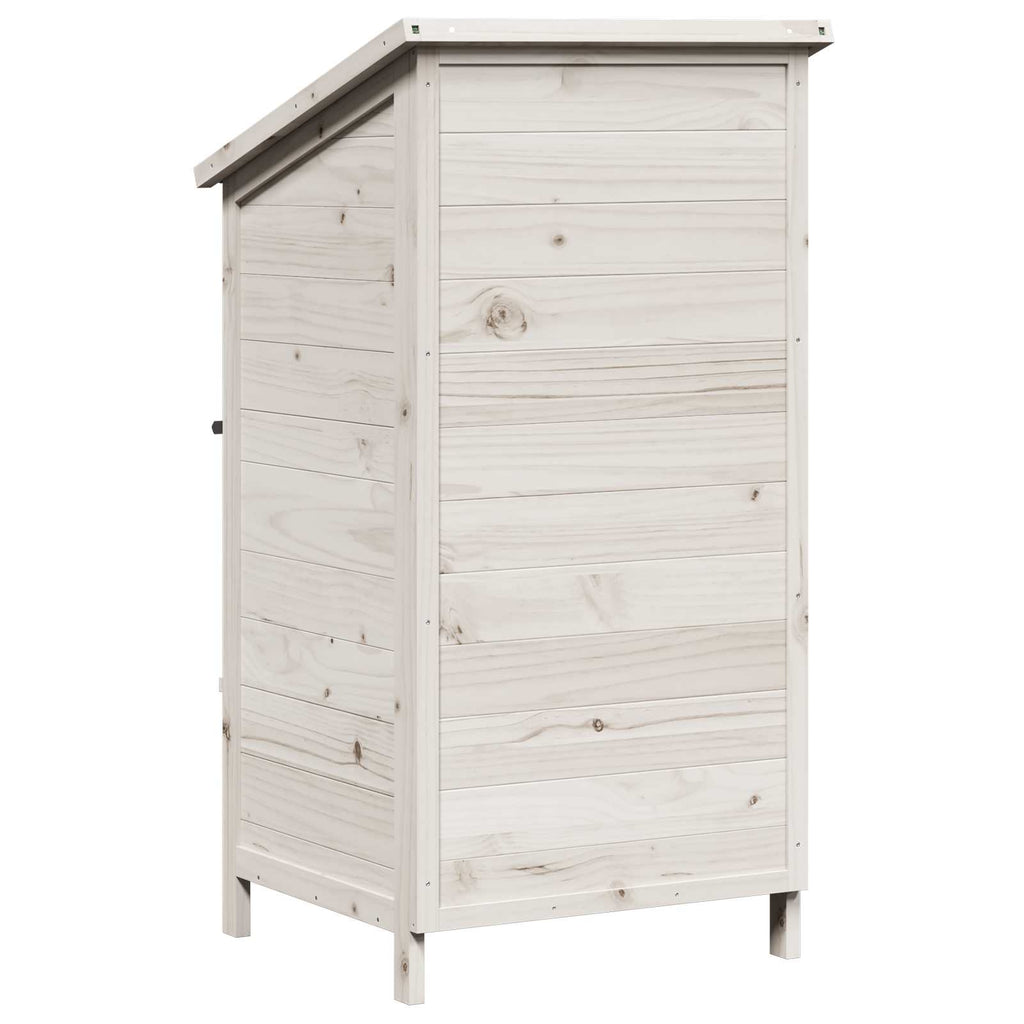 Capanno da Giardino Bianco 59 x 56 x 113,5 cm